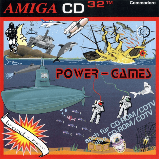 Power Games box art for Amiga CD32